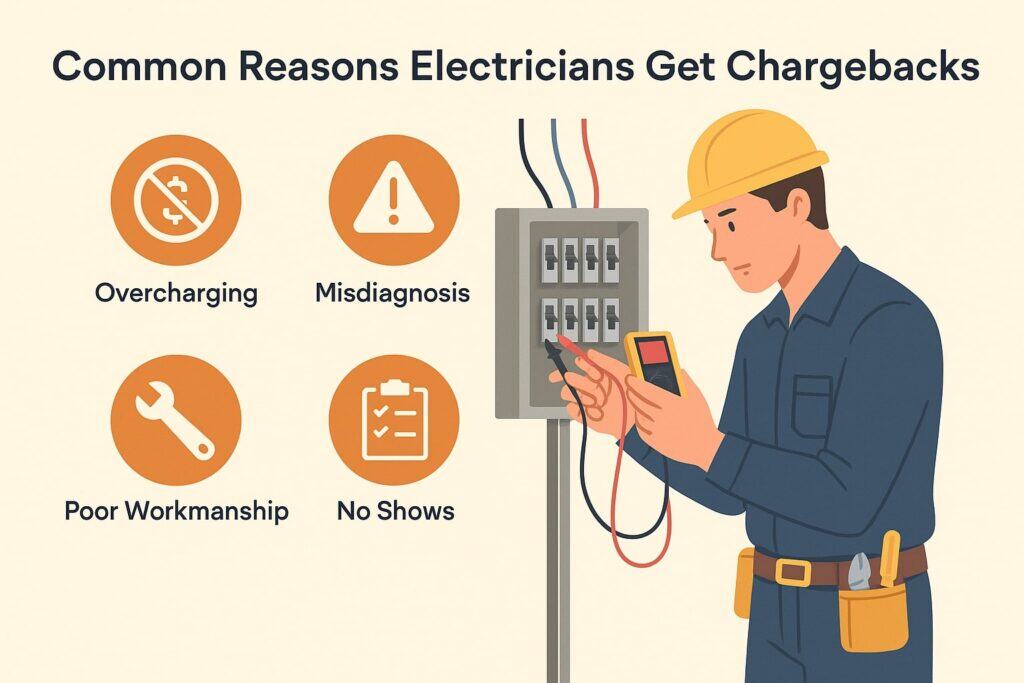 Common Reasons Electricians Get Chargebacks