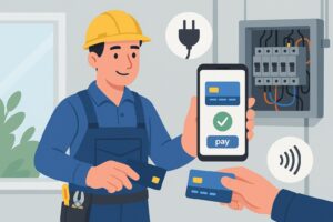 Mobile Credit Card Payments for Electricians On-The-Go