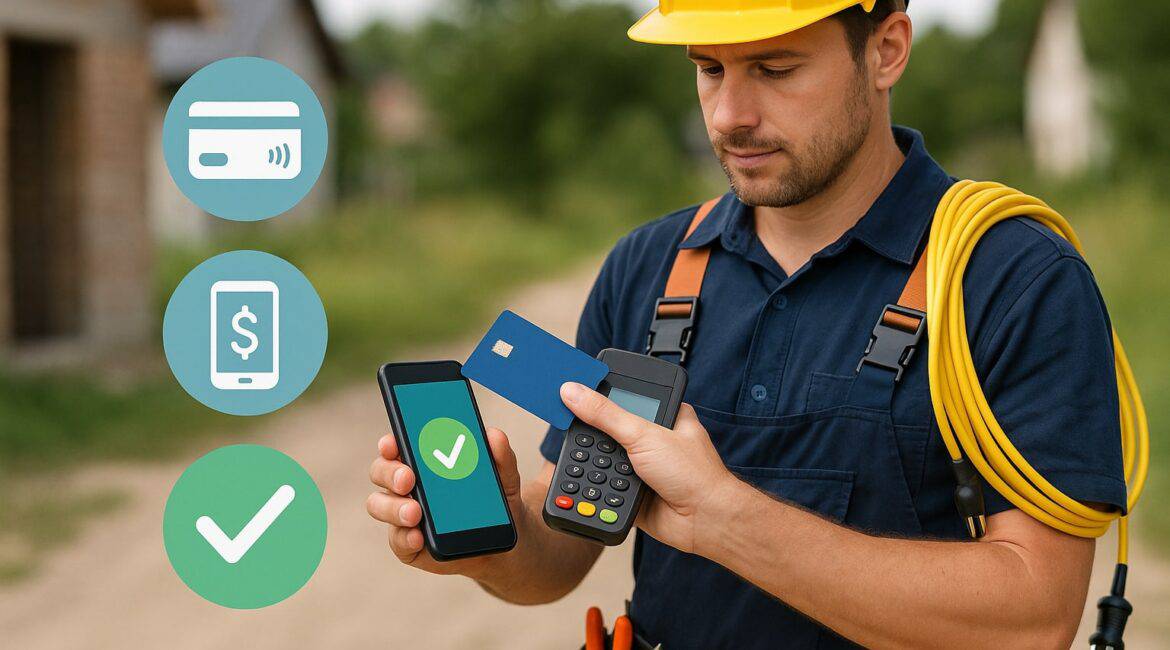 Mobile Payment Options for Electricians Working in the Field
