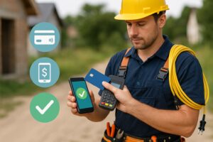 Mobile Payment Options for Electricians Working in the Field