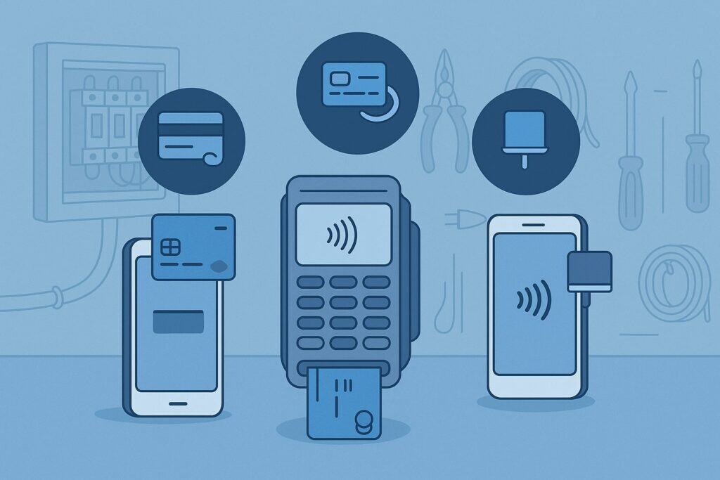 Types of Mobile Credit Card Payment Solutions for Electricians