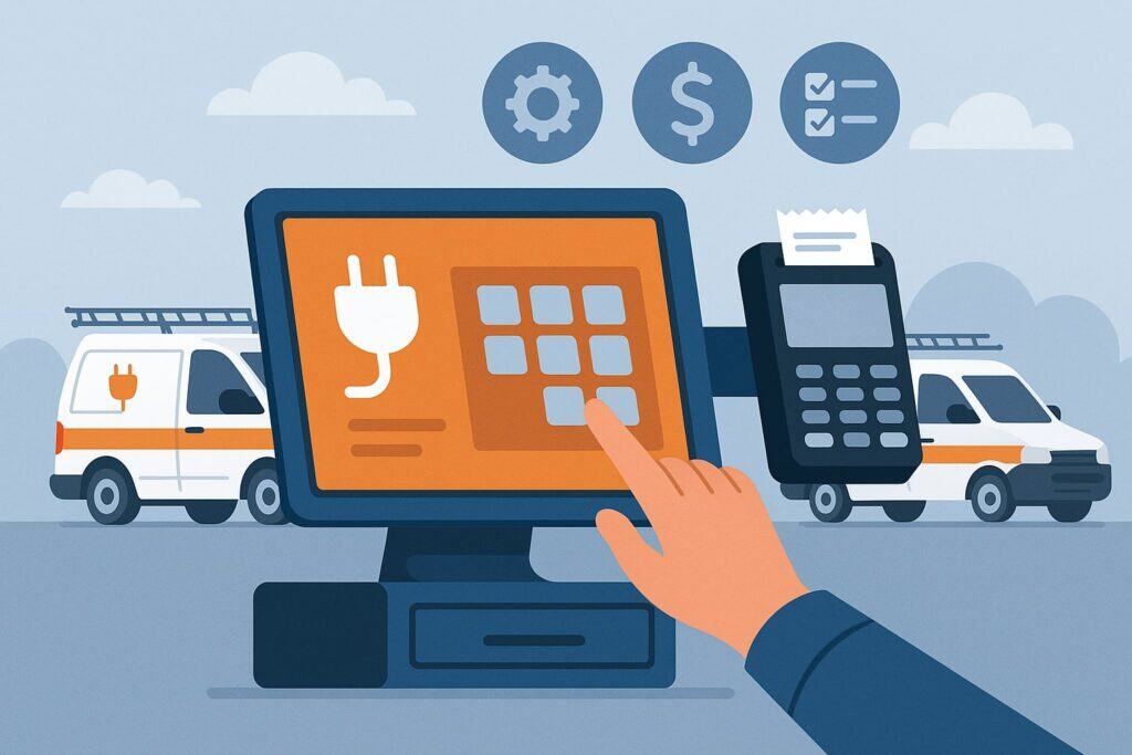 What Is a POS System for Electricians with Multiple Service Vehicles?