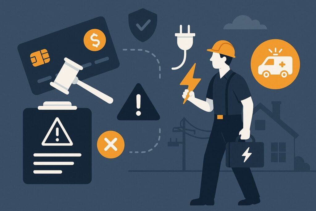 Why Reducing Chargeback Risk Matters for Emergency Electrical Services