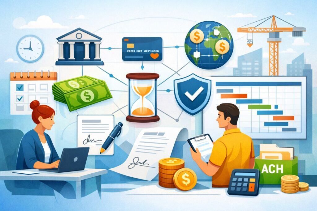 Choosing the best payment methods for large invoices and long project timelines