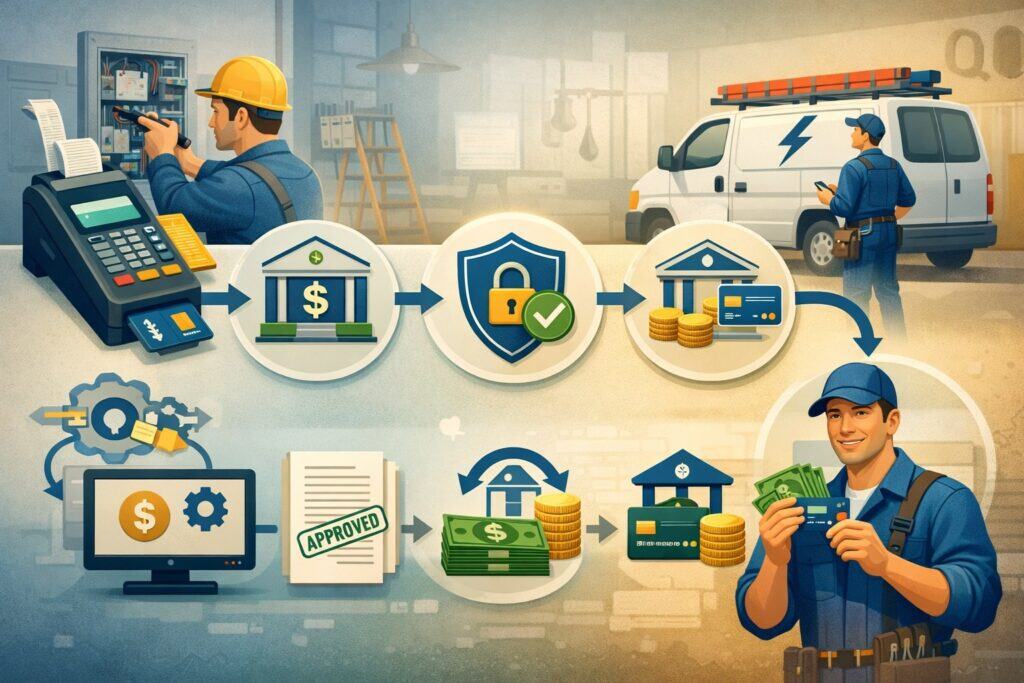 How Credit Card Processing for Electricians Works