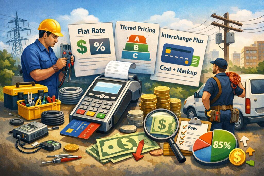 Pricing Models and What Credit Card Processing for Electricians Really Costs