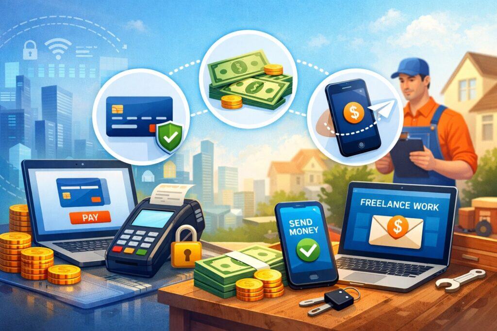 Secure payment tips start with choosing the right payment method for the job type