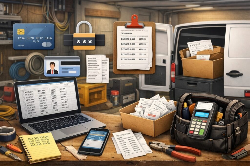 What counts as “cardholder data” and where electrical contractors accidentally store it