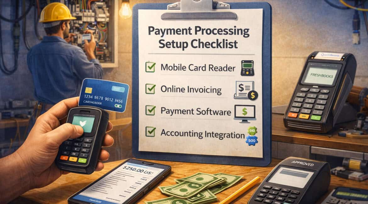 Payment Processing Setup Checklist for Electricians