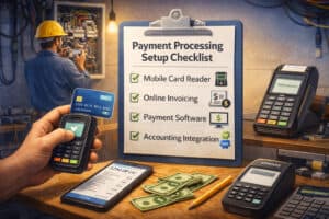 Payment Processing Setup Checklist for Electricians