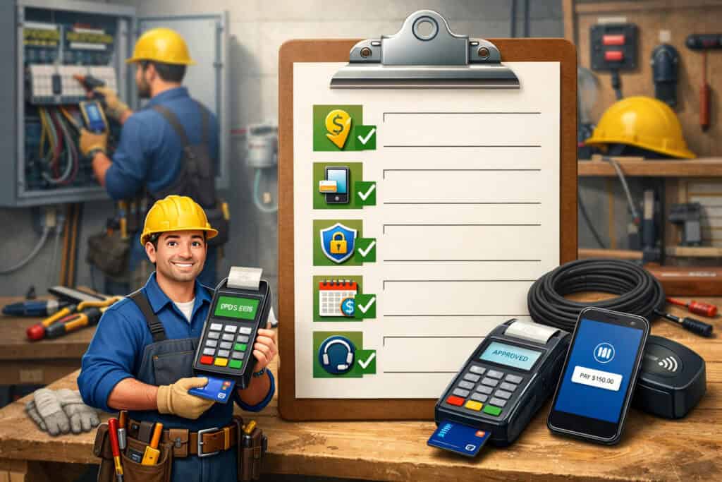 Quick checklist: what the best credit card processors for electricians must do