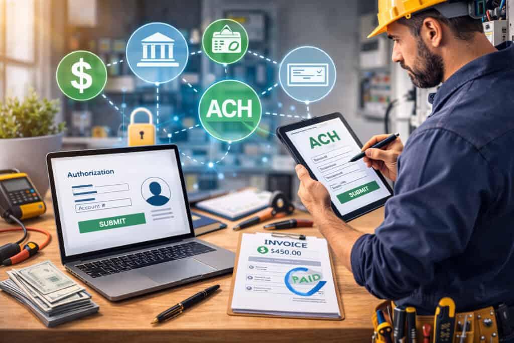How to Accept ACH Payments as an Electrician