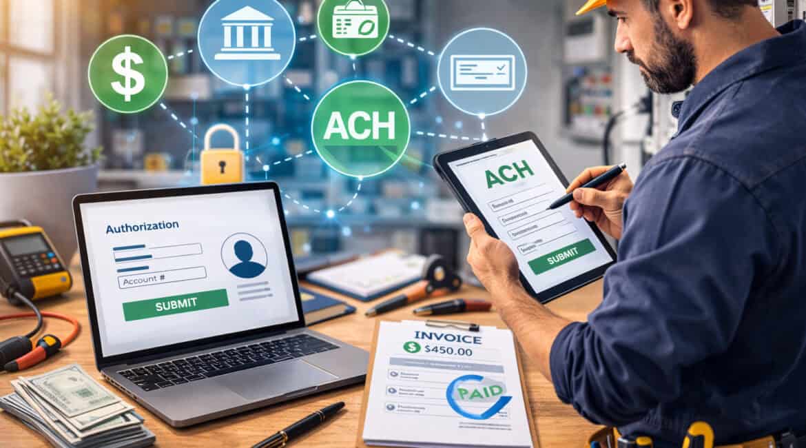 How to Accept ACH Payments as an Electrician