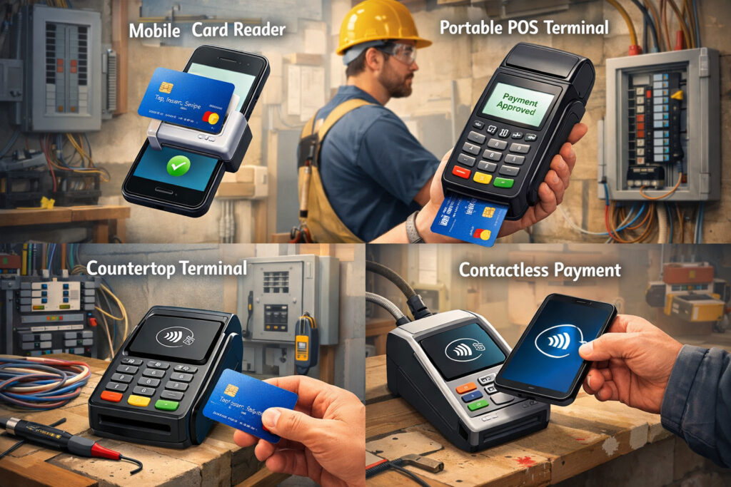 Types of EMV Card Readers Electricians Can Use