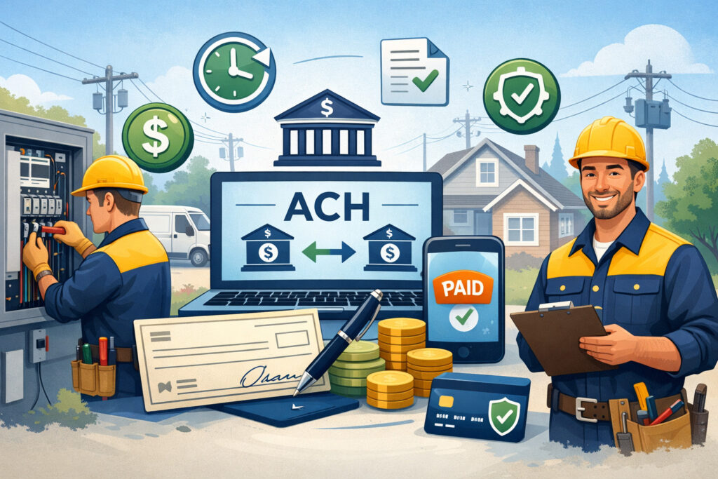 Why ACH Payments Make Sense for Electrical Service Businesses
